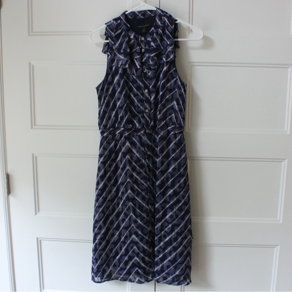 Banana Republic Navy and White Dress - Picture 5 of 5